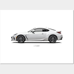 BRZ ZD8 White Posters and Art